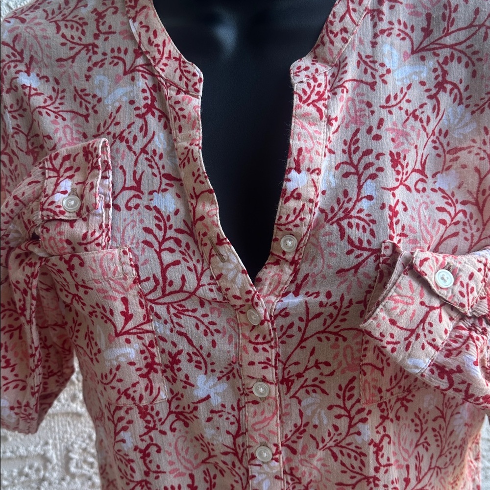 Old Navy long-sleeve cotton blouse, size small-new, with a tag. - Picture 14 of 17